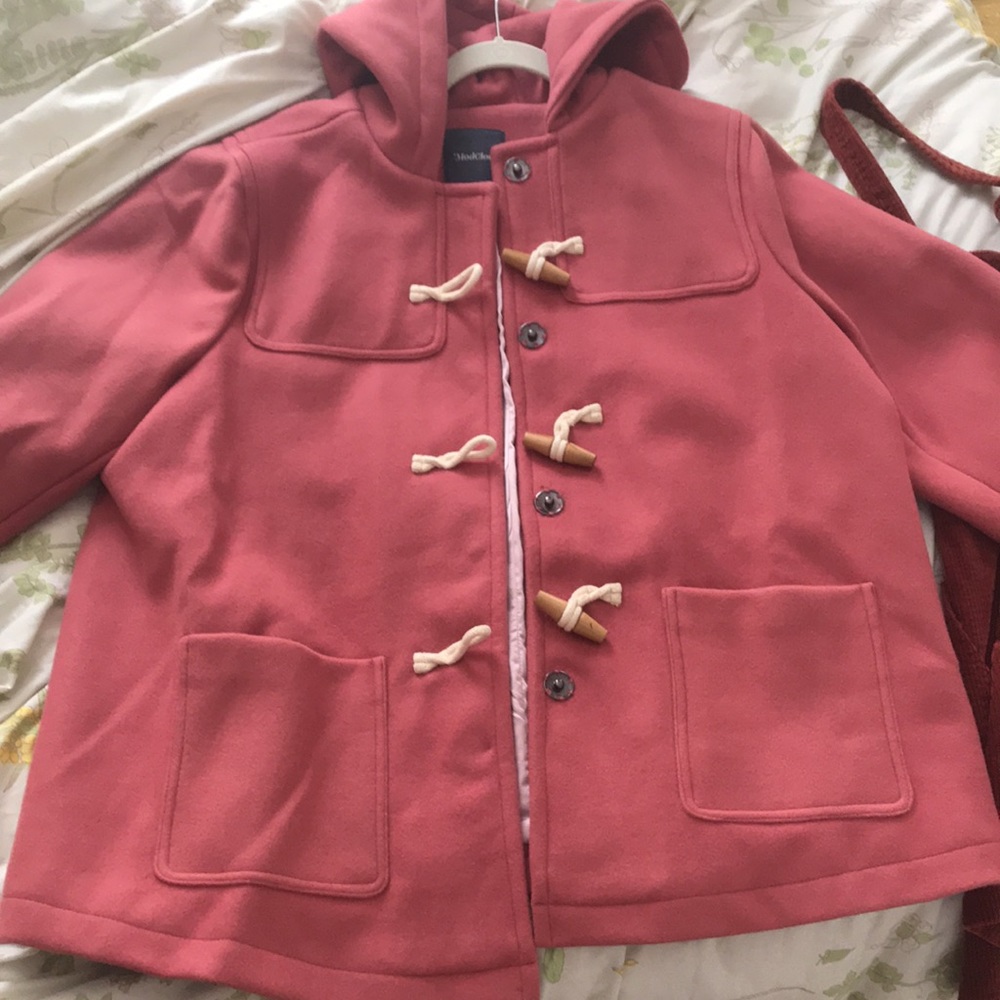 Make It a Duffle Rose Peacoat